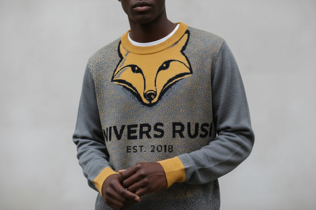 Pull tricoté ras-du-cou