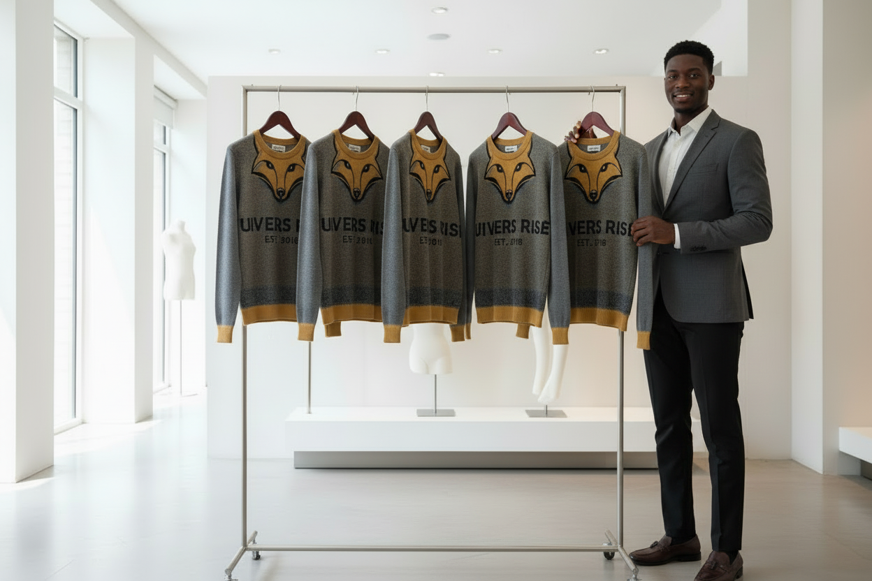 Pull tricoté ras-du-cou