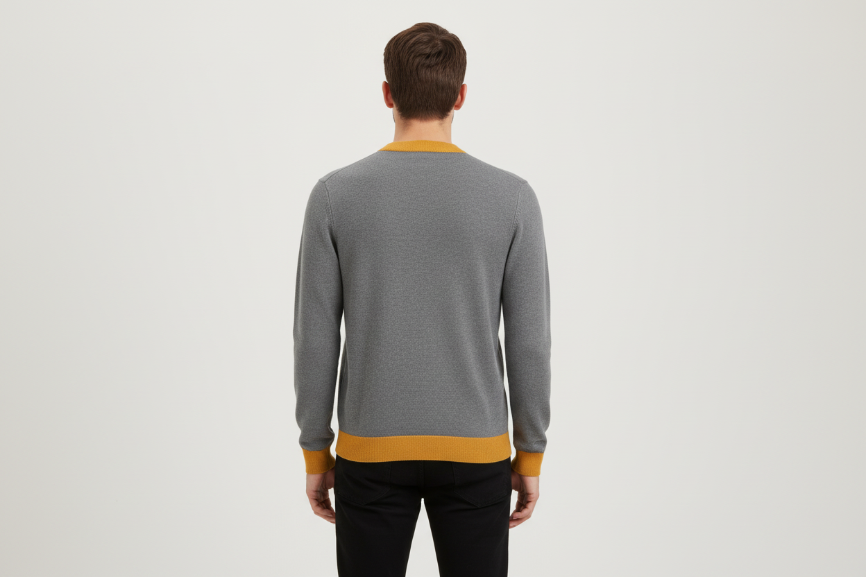 Pull tricoté ras-du-cou