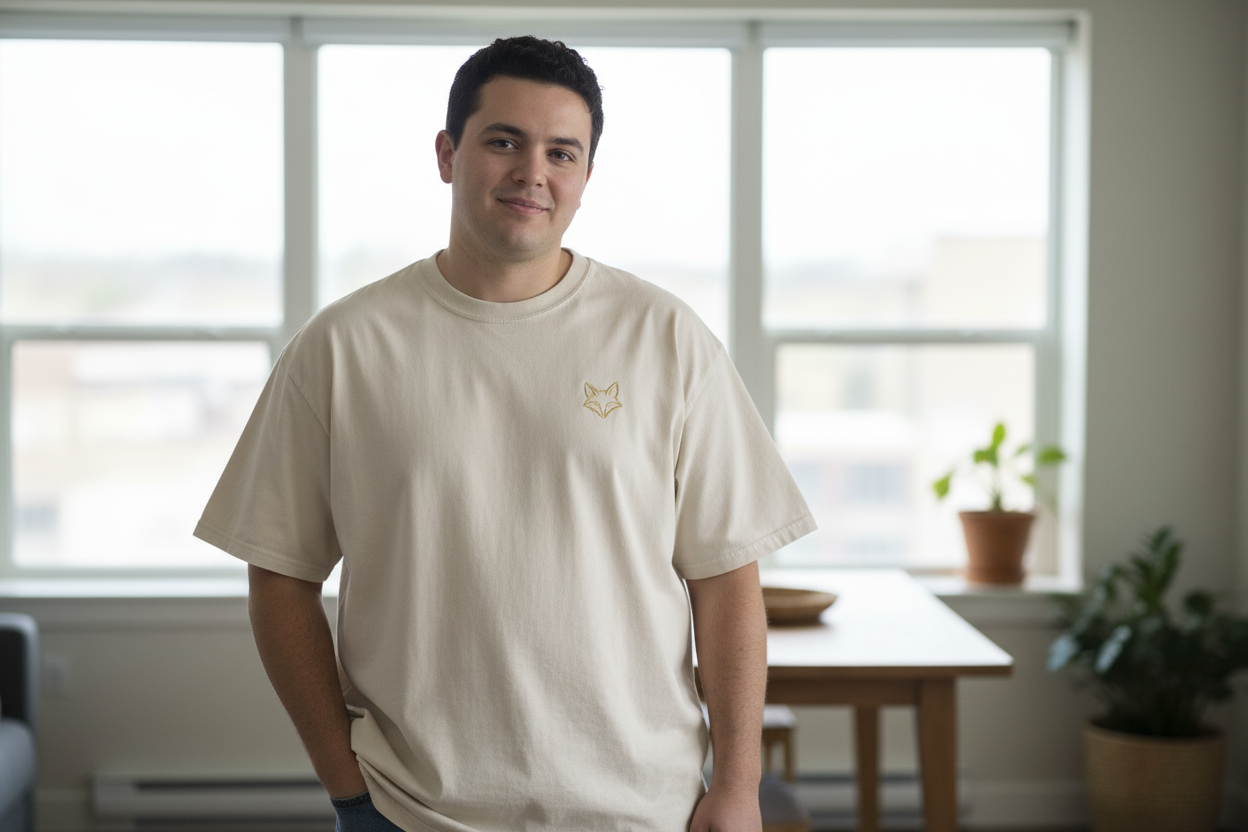 T-shirt oversize délavé