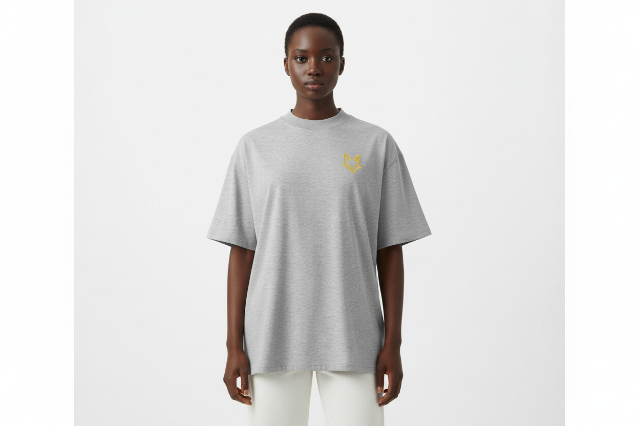 T-shirt col montant écologique unisexe